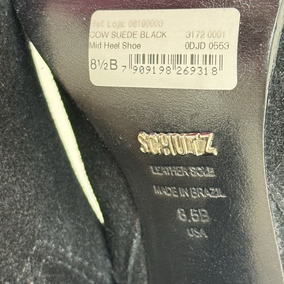 Schutz Tall Black Boots Knee High - Picture 9 of 13